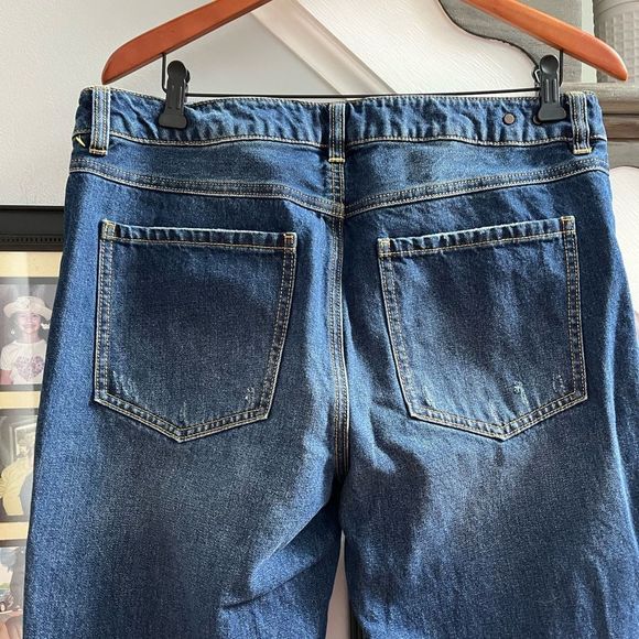 CAbi 100% BF Distressed Jeans sz 12 - Picture 3 of 6